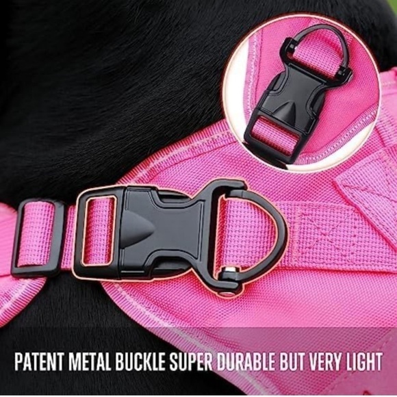 NWT! KCP Tactical Girl Dog Harness Pink Military 10500 Nylon Lightweight Durable - Picture 5 of 8